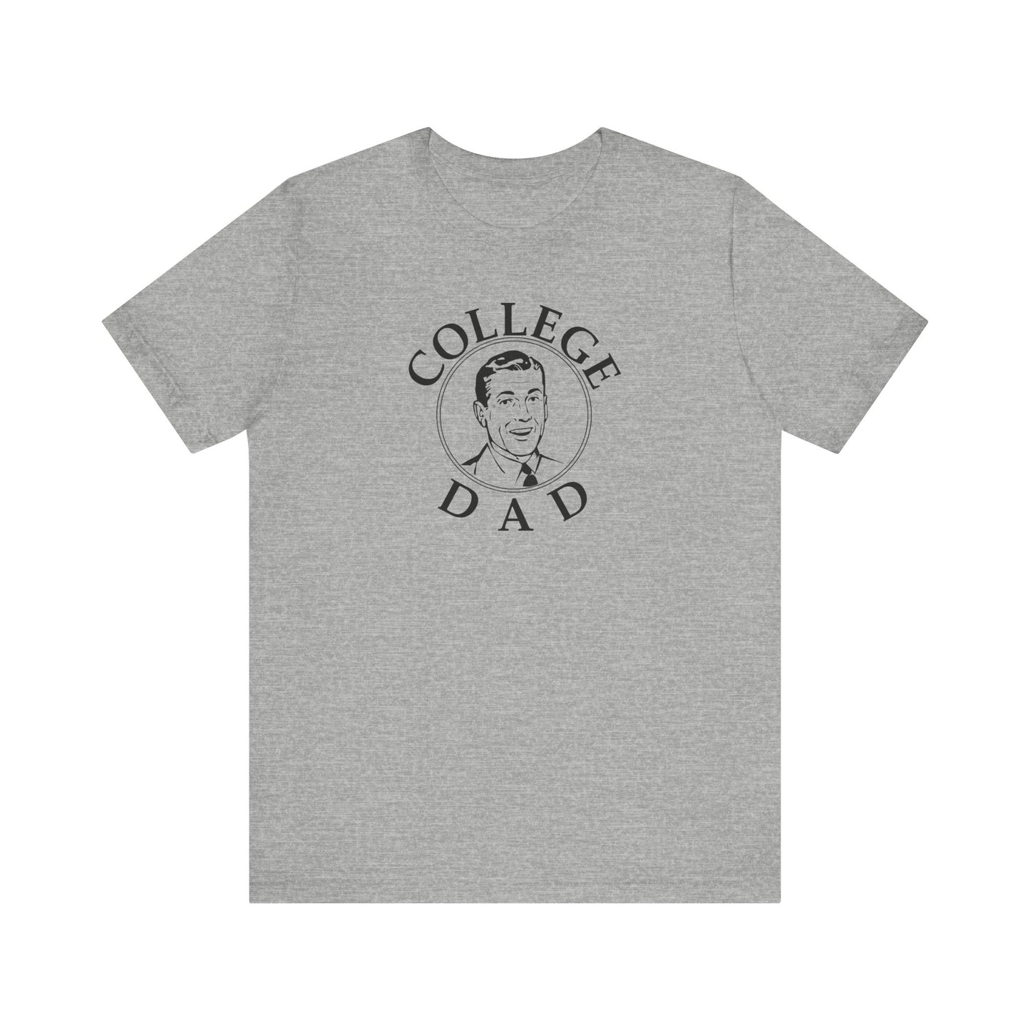 College Dad Jersey Tee | Perfect for Father's Day, Graduation Gifts, Everyday Wear, Dad Humor, College Pride