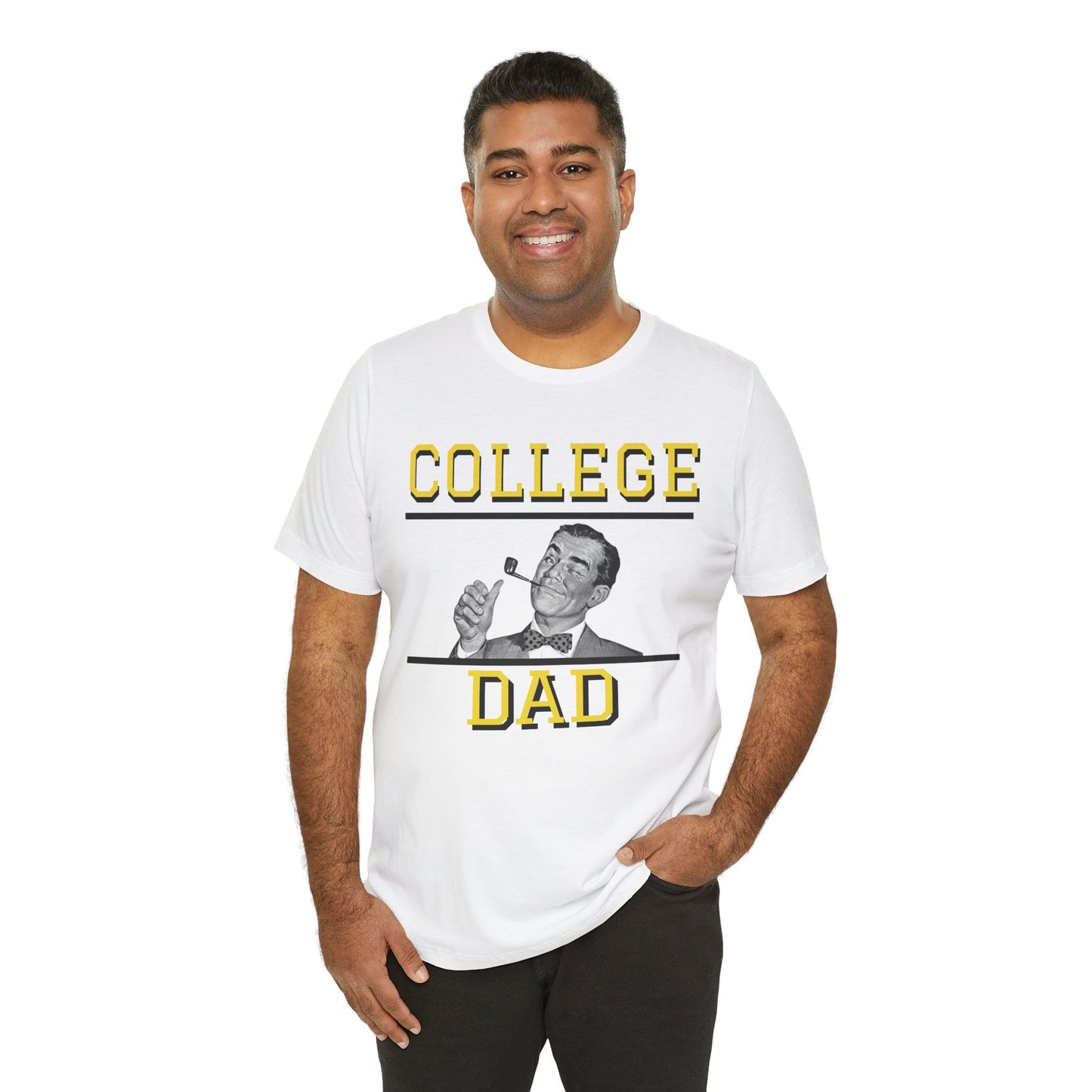 College Dad YG4 T-Shirt | Jersey Tee for Proud Fathers