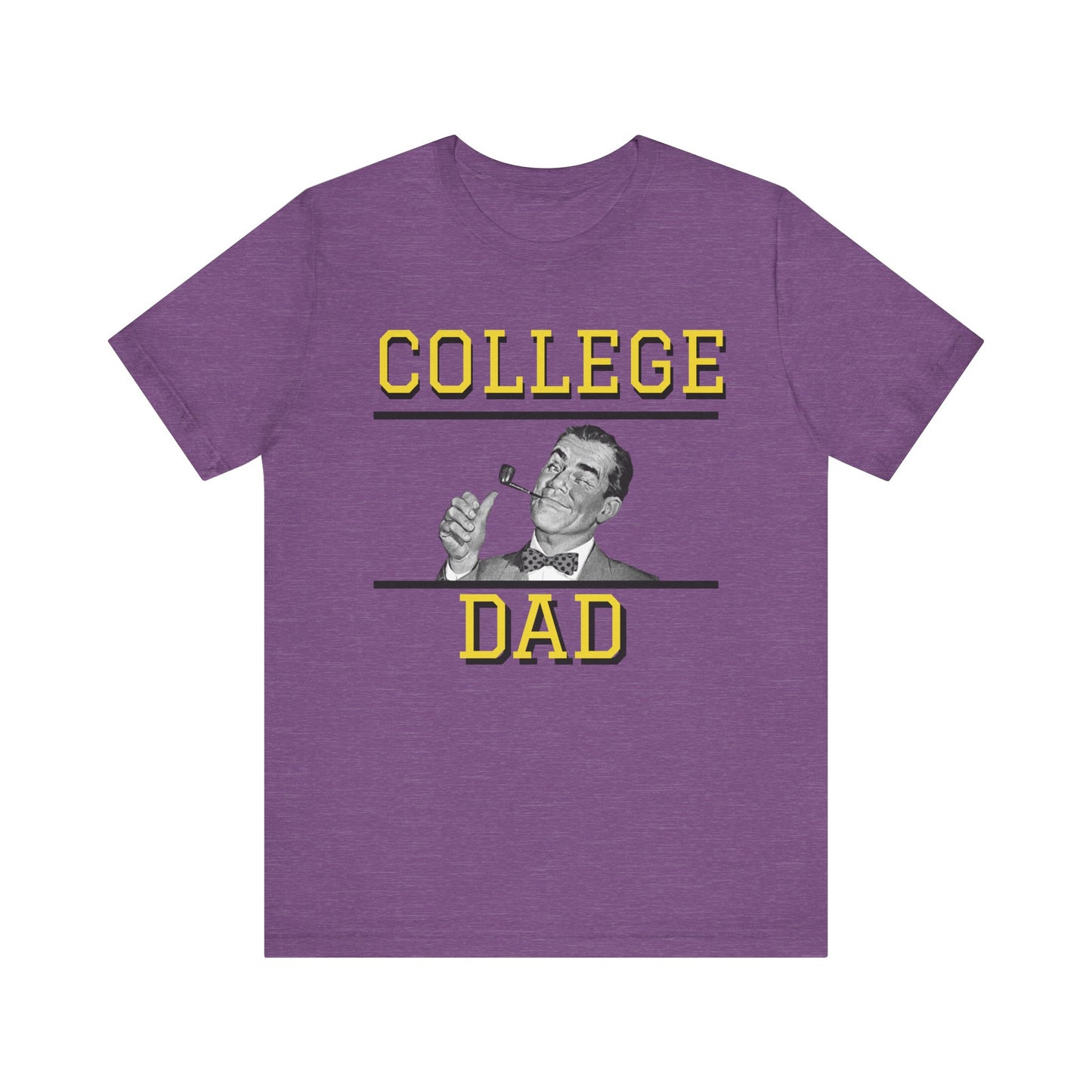 College Dad YG4 T-Shirt | Jersey Tee for Proud Fathers