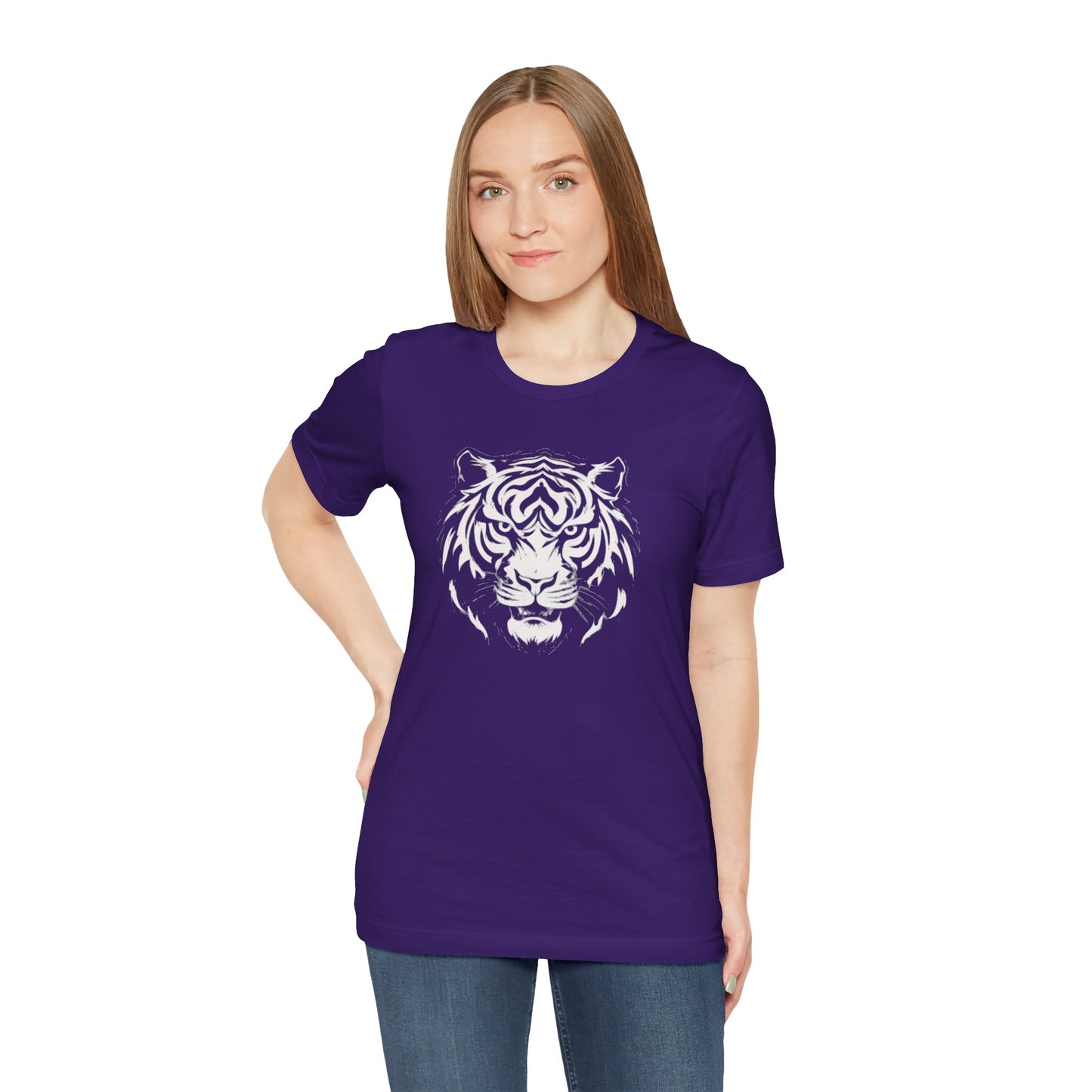 Fierce Tiger Graphic Tee - Unisex Short Sleeve T-Shirt