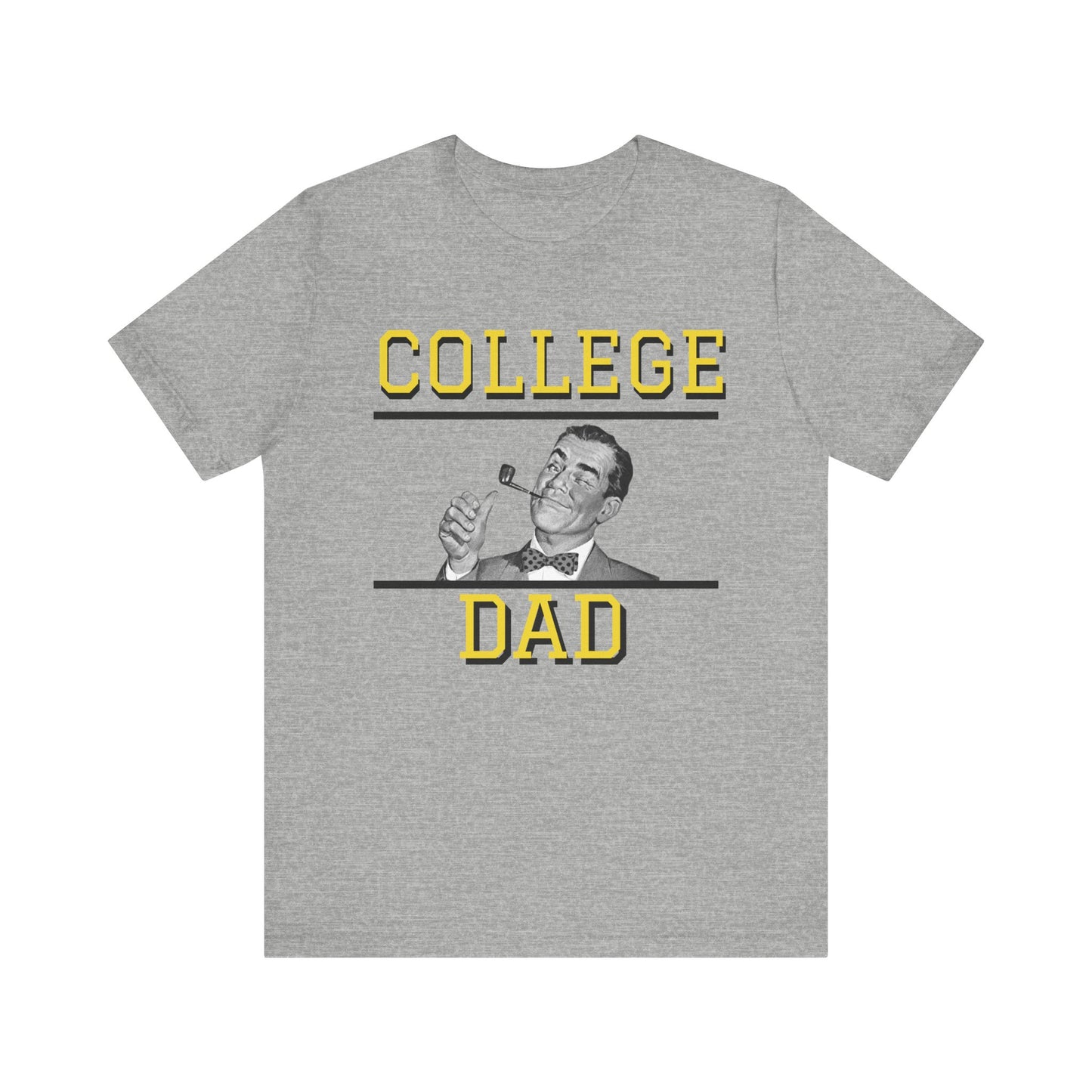 College Dad YG4 T-Shirt | Jersey Tee for Proud Fathers